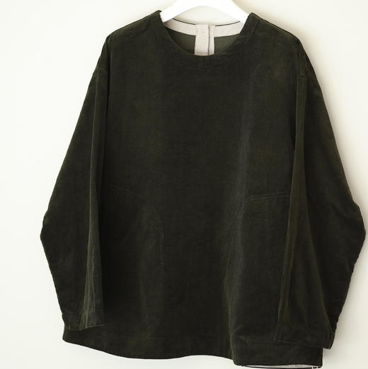 黄阿福 轻量灯芯绒套头衫 商品图1