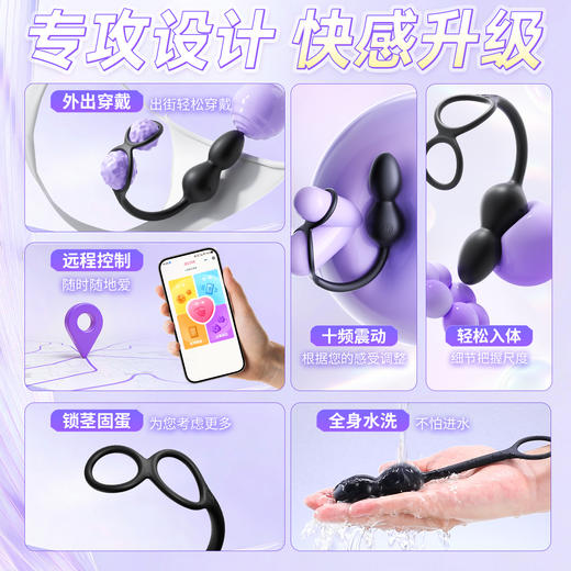 【男用器具】谜姬 隐能前列腺按摩【控价产品，先联系负责人沟通，再申请白名单】 商品图3