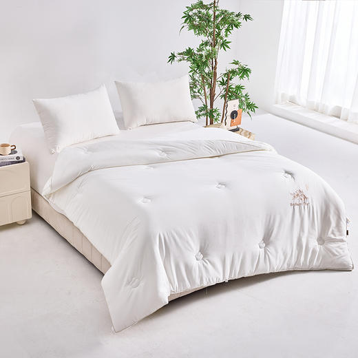 多喜爱 植蕴大豆亲肤被/加厚冬被/拉链子母被【大豆纤维】【全棉提花面料】【科学配比】【柔软舒适】多款厚度 精美绗缝 绣花&K线工艺 商品图6