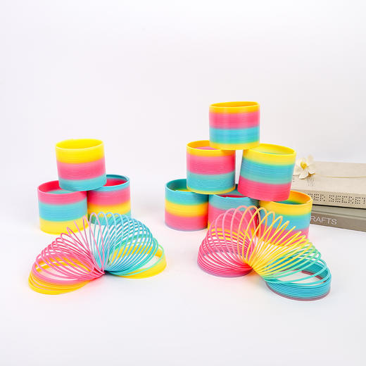 【童年乐趣❗️创新益智】迷你彩虹圈幼儿园小学生奖魔力叠叠圈益智礼物玩具摆摊怀旧。ja 商品图2