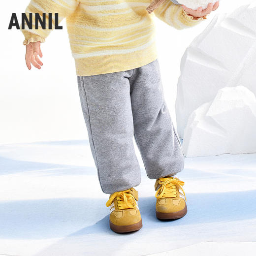 【实体店同款】女童全腰针织棉裤冬季新款安奈儿童装XG546022 商品图2