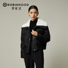 【设计师专柜】罗宾汉翻领羊羔毛领拼接羽绒服女时尚短款秋冬-R238Y5995 商品缩略图2