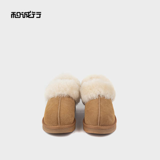 和诚行2025冬季新款厚底防滑加绒保暖包头女式雪地靴0470208 商品图2