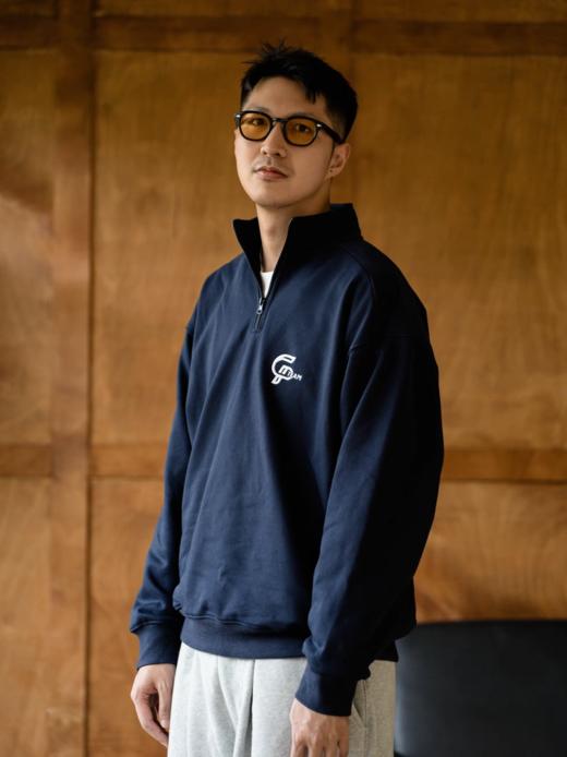 GYOZA PASTA/GP25AW-C053/基础加绒重磅立领套头卫衣男 商品图3