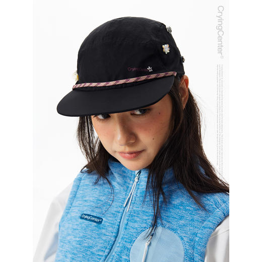 CryingCenter 立体珠花抽绳运动骑行户外徒步鸭舌帽 哭喊中心 商品图0