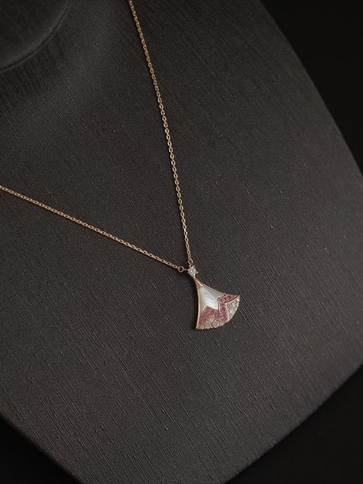 YS01-宝格丽镶钻扇子项链（XK） 商品图7