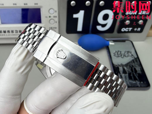 劳力士 VS日志41系列 VS日志V1版 绿格纹 男士腕表 3235机 五珠带 表径41mm 商品图7