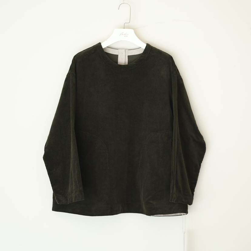 黄阿福 轻量灯芯绒套头衫