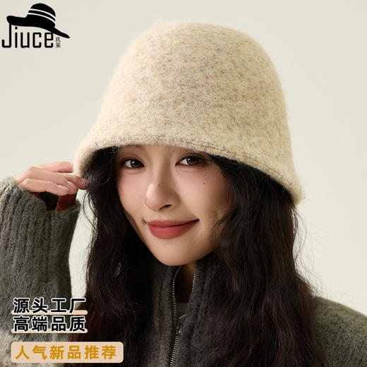 韩版时尚渔夫帽，百搭显脸小盆帽简约设计水桶帽JC-A3-3-3-M3743 商品图0