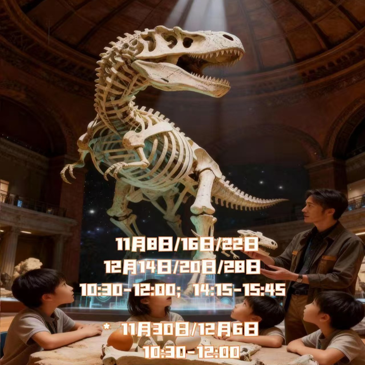 【11.08-12.28】《奇妙博物馆之夜》大型亲子互动玩学科学剧场