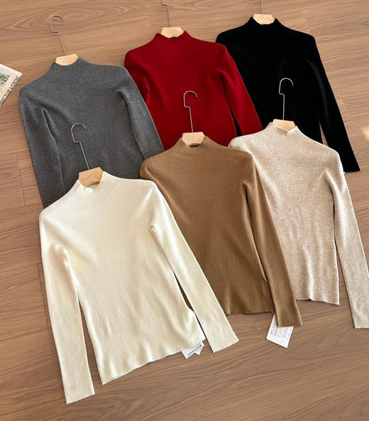 小禾同款半高领无缝毛衣羊毛衫110304 商品图6