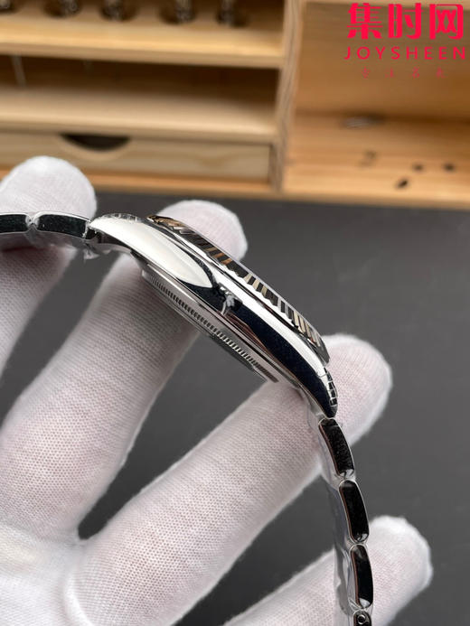 劳力士 VS日志41系列 VS日志V2版 蓝色盘 男士腕表 丹东3235机 三珠带 板带 表径41mm 商品图5