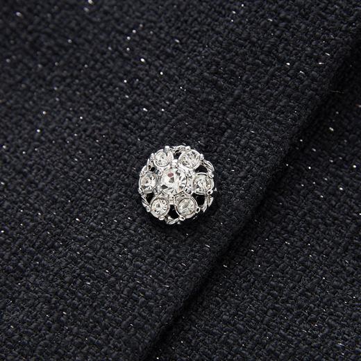 「高货wl」全新升级【铂金会员358/天猫479/差价121】(04215)洛诗琳新款法式小香风连衣裙2025秋冬气质粗花呢A字裙 商品图4