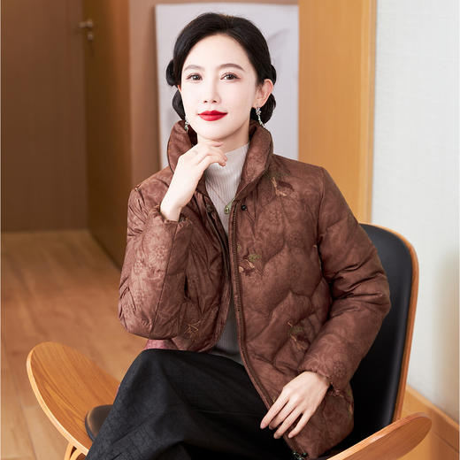 TC 621687羽绒服加厚保暖白鸭绒外套 商品图0