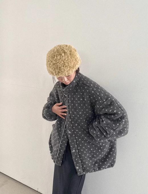 韩国ol*i se*oul波点羊羔毛立领外套 商品图5