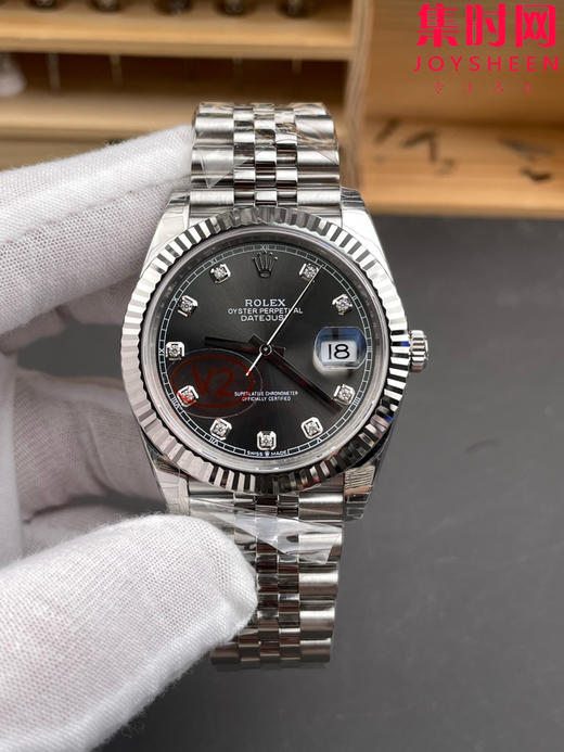 劳力士 VS日志41系列 VS日志V2版 灰盘钻面 灰钻盘 男士腕表 丹东3235机 五珠带 表径41mm 商品图0