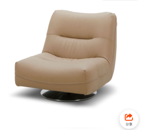 固定皮单椅沙发/90-JD-A0017