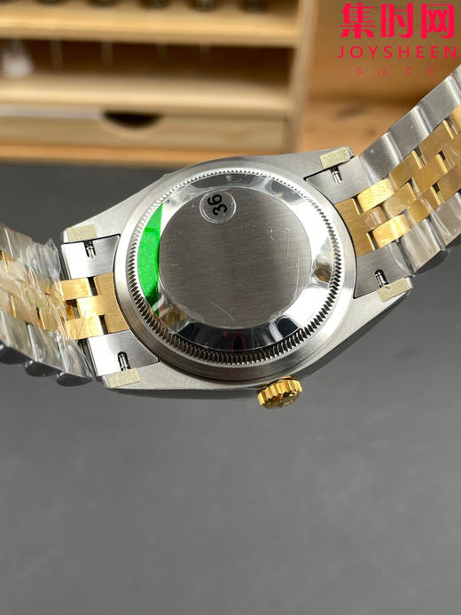 劳力士 VS日志36系列 间金款36mm 男士腕表 3235机 五珠带 表径36mm 小手腕福音 商品图8