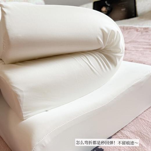 LAIHUIYOU来荟友人体工学慢回弹记忆枕 高透亲肤云感裸肌面料 加大加宽枕面 恒温零感记忆棉黄金慢回弹 温和支撑肩颈释放压力 商品图4