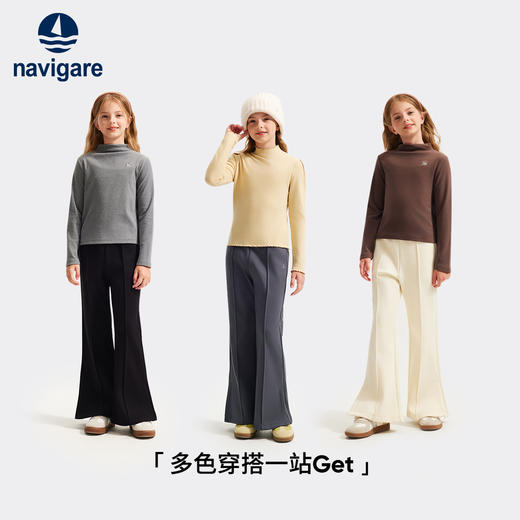 【纳维凯尔】【加绒】【140-170】意大利小帆船女童加绒保暖长裤 商品图9