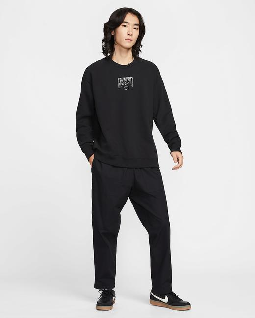 Nike耐克 Sportswear 男子法式毛圈圆领运动衫IO2731-010 商品图4