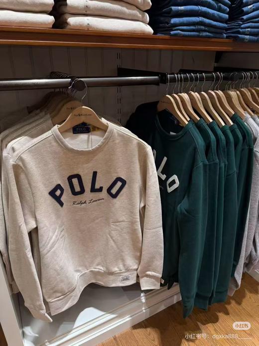 RL 秋冬加绒刺绣圆领套头卫衣 PT-1202 商品图1