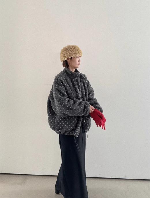 韩国ol*i se*oul波点羊羔毛立领外套 商品图12