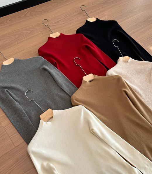 小禾同款半高领无缝毛衣羊毛衫110304 商品图7