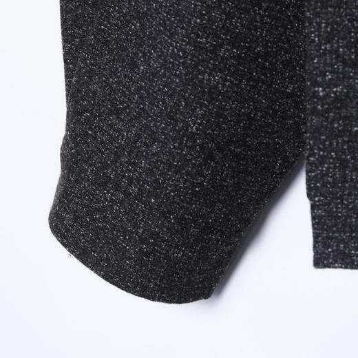 26176SDSA男士秋冬新款痞帅男装美式简约拼皮翻领设计夹克外套复古百搭 商品图3