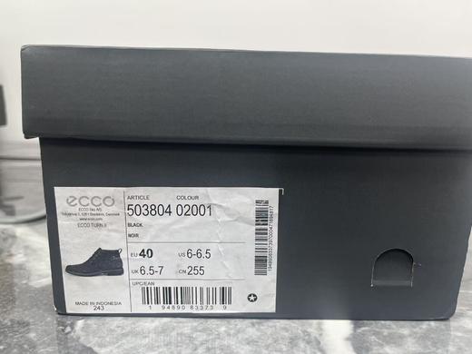 瑕疵ECCO/爱步 男士秋冬款牛皮圆头系带工装靴 扭转 503804 商品图4