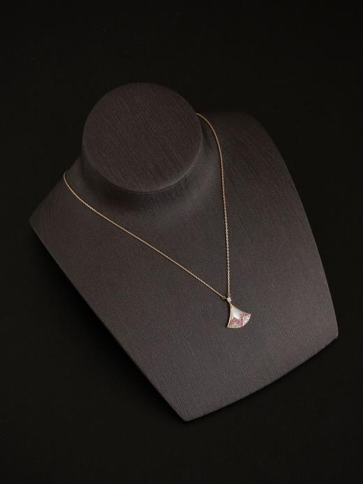 YS01-宝格丽镶钻扇子项链（XK） 商品图6