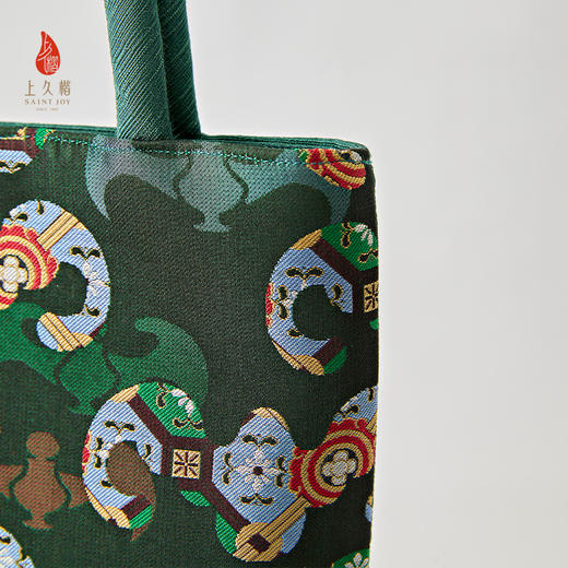 【上久楷 X 恭王府】宋锦腋下包彩画蝙蝠XB3B105204001 商品图7