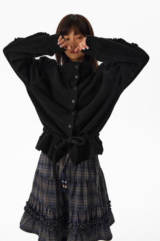 CryingCenter 格纹花边分割半身裙 哭喊中心 商品图5