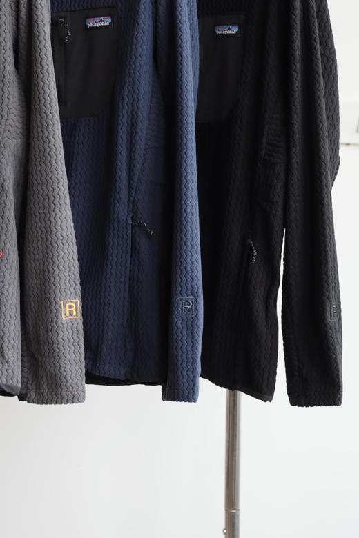 PATA巴塔经典R1  波浪纹保暖速干透气抓绒连帽拉链开衫 WT918 商品图5