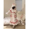 【GZ】无忧购珊瑚绒连帽睡袍绒加厚保暖长款外穿家居服（截单后3-5天发货) 商品缩略图3