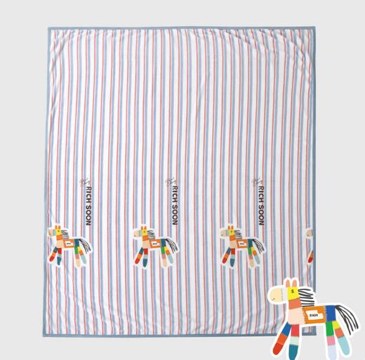 艾美家马上有钱云绒毯-马上有钱  200*230cm 商品图4