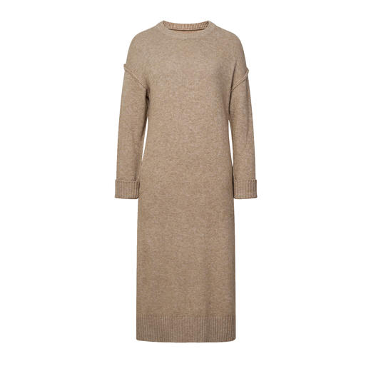 HeyDress羊毛针织直筒宽松连衣裙 商品图4