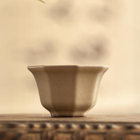 问鼎哥窑碎玉传世款八方杯