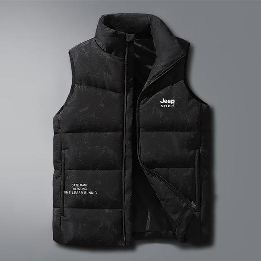【专属】JEEP SPIRIT【情侣款羽绒棉马甲】保暖加倍抗风寒！不臃肿不拘束，穿上还有型尽显魅力！ 商品图0