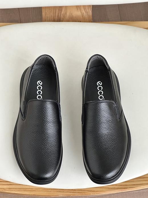 2025新款ec*co爱ᰔᩚ步休闲一脚蹬头层牛皮爸爸皮鞋男鞋 商品图8