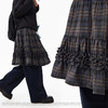 CryingCenter 格纹花边分割半身裙 哭喊中心 商品缩略图1