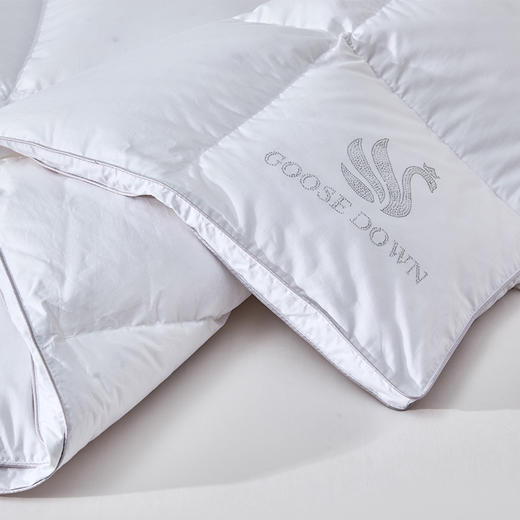 多喜爱 金羽朵95进口白鹅绒冬被酥白 【波兰进口白鹅绒】【95%绒子含量】【1000+清洁度】【80支全棉面料】【3D航空舱设计】【高档皮包】三重锁绒工艺  A类品质标准 10cm检测口 商品图6