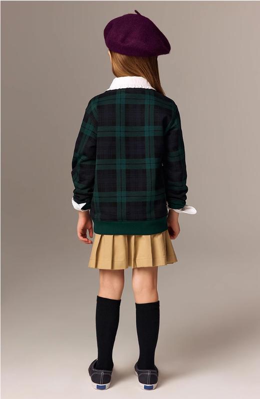 点此购买 110-160T.W卡通小熊冬季男童女童加绒圆领插肩卫衣 gl 334426 商品图6