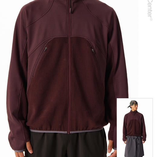 CryingCenter 立领拼接抓绒夹克宽松外套 男女款 哭喊中心 商品图1