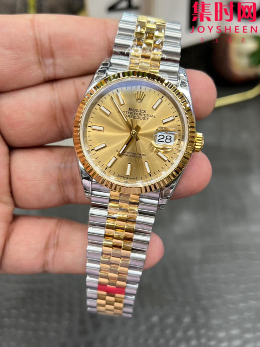 劳力士 VS日志36系列 间金款36mm 男士腕表 3235机 五珠带 表径36mm 小手腕福音 商品图2