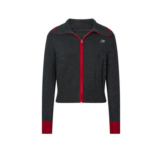 HeyDress撞色边拉链高领开衫 商品图4