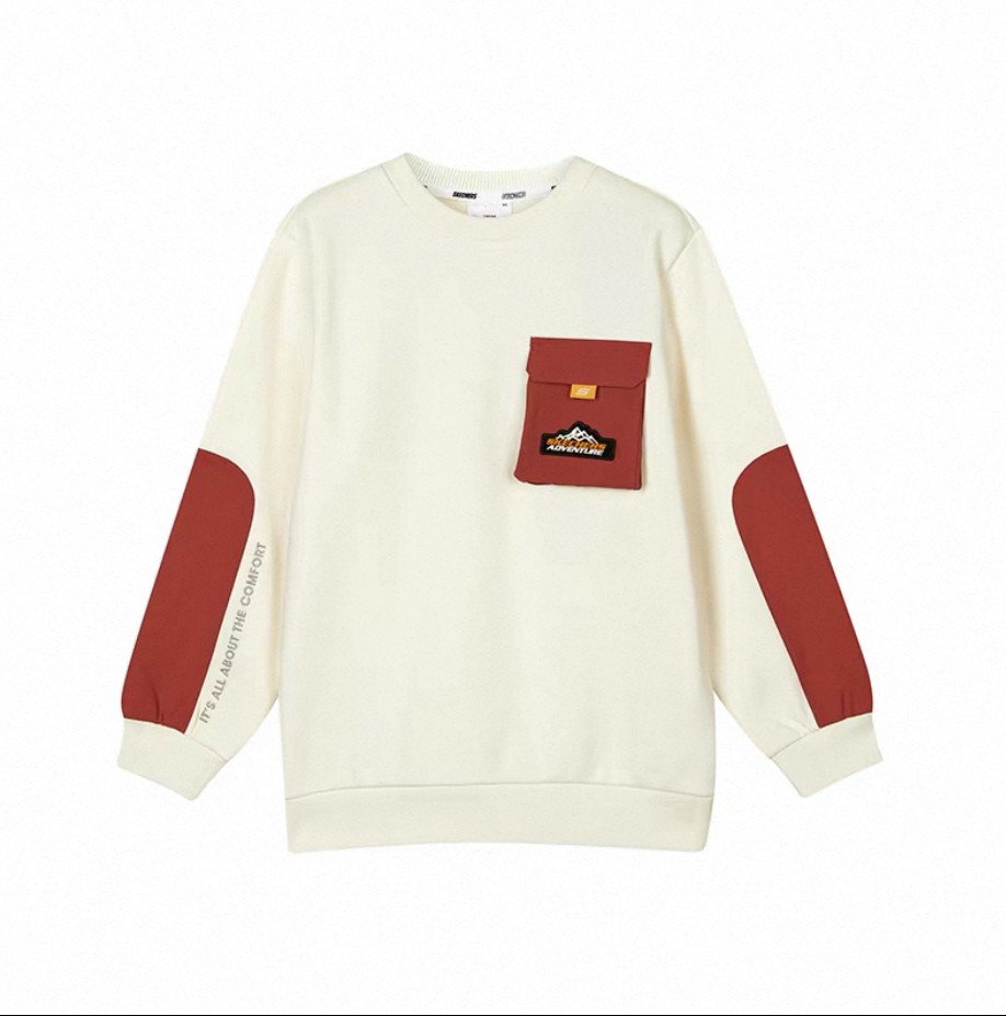 斯凯奇儿童 加绒卫衣 89.90元（不退不换，线上线下同时售卖，不保证有货）606135-WY