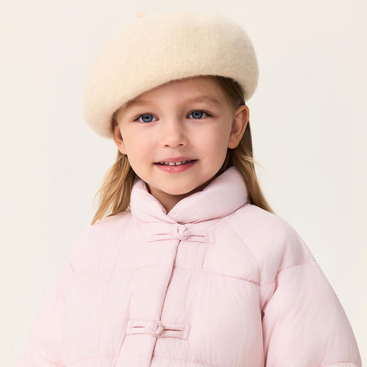 【新中式】马克珍妮女童国风盘扣加厚保暖羽绒服2025年冬装新款551716 商品图3