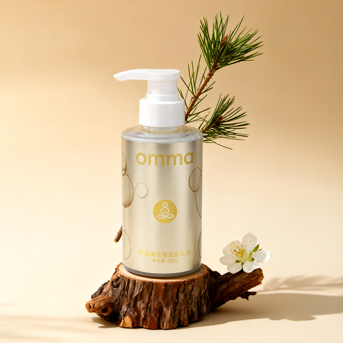 omma 控油蓬松精油洗发水