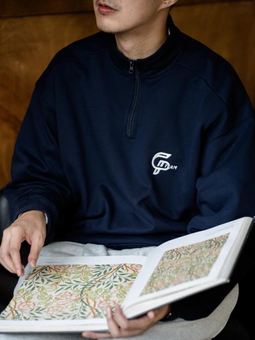 GYOZA PASTA/GP25AW-C053/基础加绒重磅立领套头卫衣男 商品图1